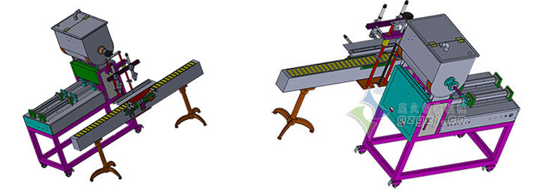 商洛雙頭臥式攪拌醬料灌裝機
