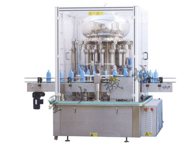 與渭南奧威食品有限公司合作，定制旋轉式灌裝機