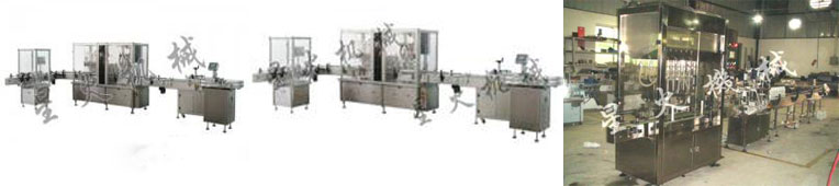 清瓶灌裝旋蓋貼標(biāo)生產(chǎn)線