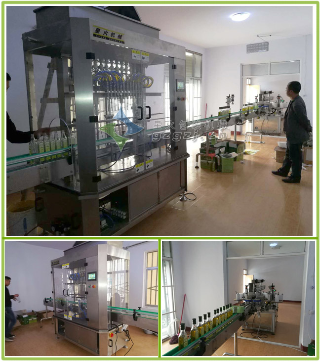 橄欖油灌裝生產線客戶車間