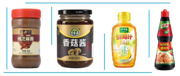 調味品灌裝設備-膏體調味品灌裝設備灌裝樣品展示