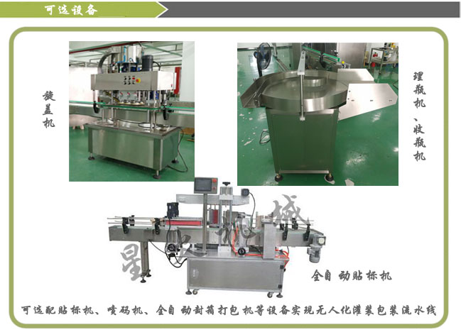 瓶裝粉末灌裝生產線可選設備