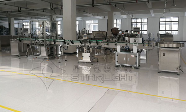 海鮮醬灌裝生產線廠房設備實拍圖