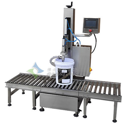 稱重式醬料灌裝機(jī),桶裝醬料灌裝機(jī)
