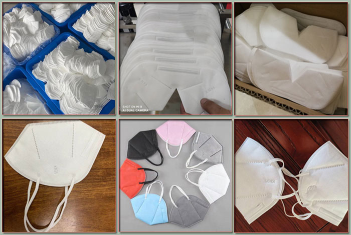 西安kn95口罩機生產商/西安kn95口罩機生產廠家樣品展示