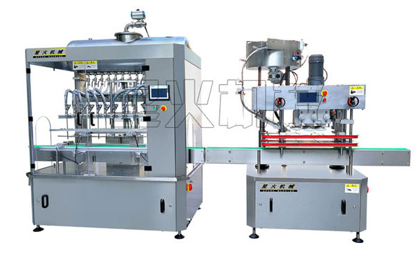 新型廚房液體調味品灌裝機-全自動液體灌裝機設備生產線定制銷售廠家細節圖