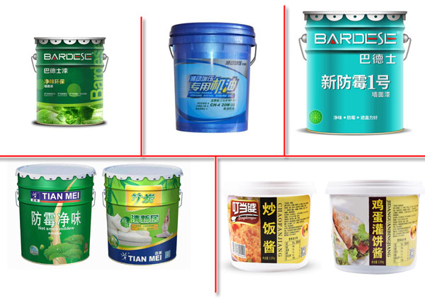 涂料灌裝機(jī)灌裝樣品展示