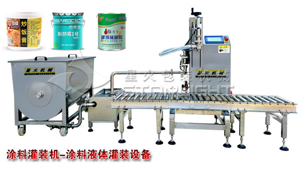 涂料灌裝機(jī)-涂料液體灌裝設(shè)備